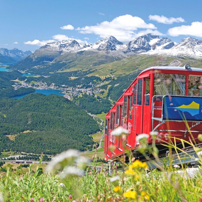 Funiculaire à Muottas Muragl